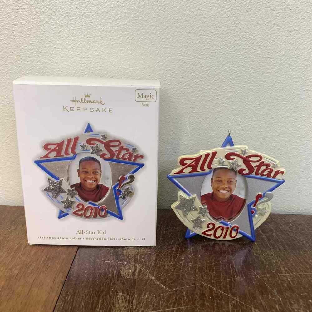 Hallmark New‎ Deadstock All-Star Kid 2010 Hallmark Keepsake Ornament with sound